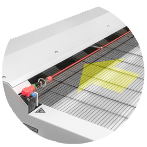 Material transport on the secured collecting table